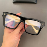 CHH Chrome Hearts Glasses Plain Large Black Frame Myopia Large Face Versatile Glasses Frame