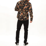 Men Shirt Autumn Fashion Cardigan Personalized Printed Men