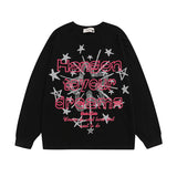 Men Long Sleeve Shirt Printed Long Sleeve T-shirt Men and Women All-Matching Couple