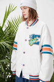 Unisex Jacket Autumn Knitted Patch Baseball Uniform Women's Clothing