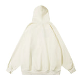 Men Hoodie Letter Printed Hoodie Men's Loose Oversize Hip Hop Long Sleeve Hoodie