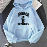 DEATH ROW RECORDS Hoodie Men's High Quality Aesthetic