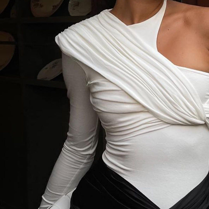 Women Jumpsuit Jumpsuit Long Sleeve Vest