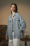 Unisex Jacket Fall Vintage Denim Jacket Women's Clothing