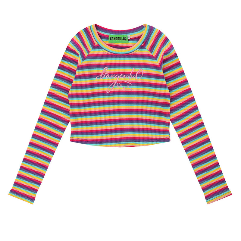 Women Sweater Long Sleeve Sweater O-neck Short Women's Autumn Leisure