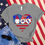 Women's Independence Day T Shirt round Neck Short Sleeve T-shirt Women's Top