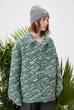 Unisex Jacket Autumn Yarn-Dyed Jacquard Coat Women's Clothing