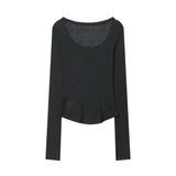 Women Long Sleeve T-Shirt Printed Long Sleeve T-shirt Top Casual Women's Short Top