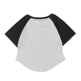 Women T-shirt Short Sleeve T-shirt Girls O-neck Short