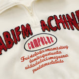 Women Hoodie Short Sweater Women's Autumn Letters Loose