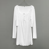 Women Long Sleeve Shirt Sling Dress Long Sleeve Cardigan Outer Coat Suit