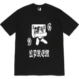 Mens T-shirts 19FW QUEEN TEE Poker Queen Printed Cotton Short Sleeves