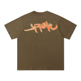 Travis Scott T-Shirt Crew Neck Short Sleeve Loose Lightning T-Shirt