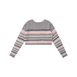 Women Sweater Short Knitwear for Girls Autumn Long Sleeve
