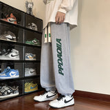 Men Sweatpants Men's Autumn and Winter Casual Pants High Street Exercise Ankle-Tied Sweatpants