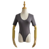 Women T-Shirt Short-Sleeved T-shirt Jumpsuit Women's Summer Top
