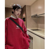 Men Hoodie Sweater Men's Autumn Retro Fashion Brand Loose Sports and Leisure without Hat