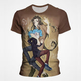 Sally Face T Shirts Sally Fisher 3D Digital Printed round Neck Men's and Women's T-shirt