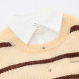 Women Sweater Short Knitwear for Women Autumn Casual Long Sleeve Shirt