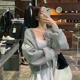 Women Long Sleeve Shirt Loose Sweater Women's Top Women's Cardigan