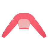 Women Sweater Short Knitwear for Girls Autumn XINGX Top