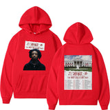Rapper 21 Savage The American Dream Tour Hoodies