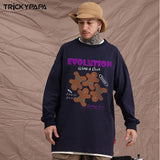 Men Long Sleeve Shirt Hiphop Sweater Men's Hip Hop Long Sleeve T-shirt