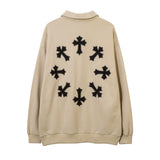 Men Hoodie Embroidered Sweater Men's Loose Casual Spring and Autumn