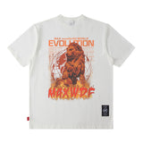 Men T Shirt Printed Short-Sleeved T-shirt Boys Casual Loose