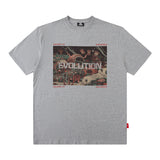 Men T Shirt Printed Short Sleeve T-shirt Men's and Women's Printed Loose