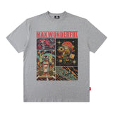 Men T Shirt Printed Street Style Short Sleeve T-shirt Men and Women Couple