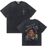 Washed Vintage Cactus Jack Utopia Double Sided Print