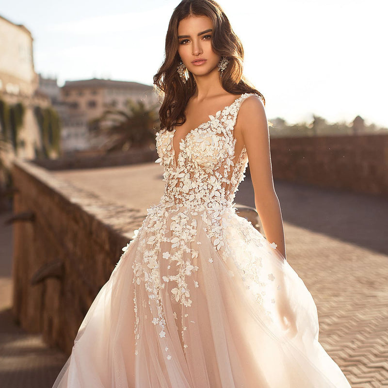 Slutty Wedding Dress Lace One-Piece Dress Wedding Dress
