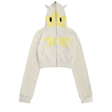 Women Hoodie Cropped Hoodie Women's Casual Jacket