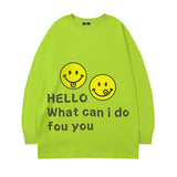 Men Long Sleeve Shirt Letter Printed Long Sleeve T-shirt Men Loose round Neck Autumn Sweater Men