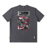 Men T Shirt Retro Short Sleeve T-shirt Men and Women Ins Style
