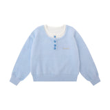 Women Sweater Women's Loose Casual Autumn Love Button Sweater