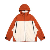 Unisex Jacket Fall Color-Blocking Hooded Casual Jacket