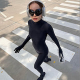 Women Jumpsuit Fall Fashion Slim Fit Slimming Long Sleeve Jumpsuit