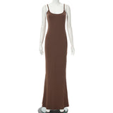 Women Dresses Slim-Fit Hip Strap Long Fishtail Skirt