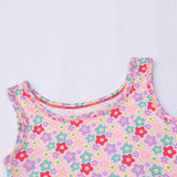 Women's Vest Full Printed Sleeveless Vest Women's Summer Casual Short Sling