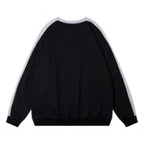 Men Long Sleeve Shirt Niche Design Splicing Machine Can Lazy Style Long Sleeve Base T-shirt for Men and Women