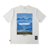 Men T Shirt Short Sleeve Men's Hip Hop Dark Printed Loose T-shirt