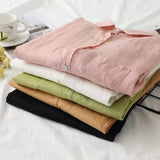 Women T-Shirt Summer Solid Color Loose Shirt Sun Protection Shirt