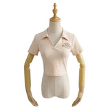 Women T-Shirt Short T-shirt Short Sleeve Spring and Summer Letters