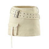 Women Skirt Retro Workwear Short Skirt Women's Skirt Autumn