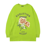 Men Long Sleeve Shirt Autumn and Winter round Neck Long Sleeve T-shirt Men and Women Loose All-Match