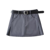 Women Skirt Spring Concise A- line Hip-Wrapped Skirt Suit Skirt