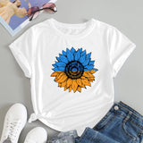 Ukraine Girl Clothes Jersey Ukrainian Flag Tshirt Women