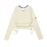 Women Long Sleeve T-Shirt Long Sleeve T-shirt Short T-shirt Design Sense Autumn Top